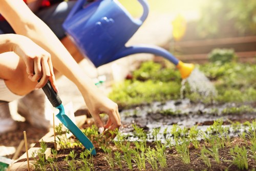 Gardeners Whitton recycling green waste for sustainable garden maintenance